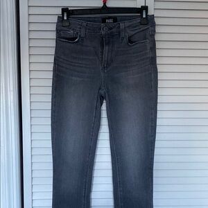 PAIGE Gray Skinny Jeans Modern Fit
